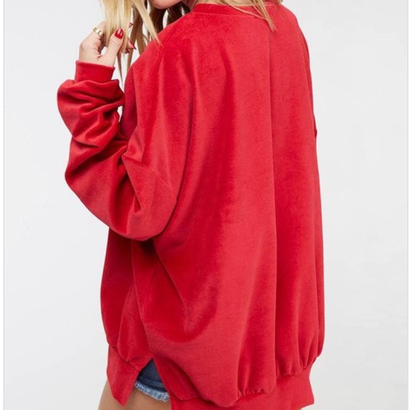 Cotton Velour Sweatshirt - Picture 3 of 6